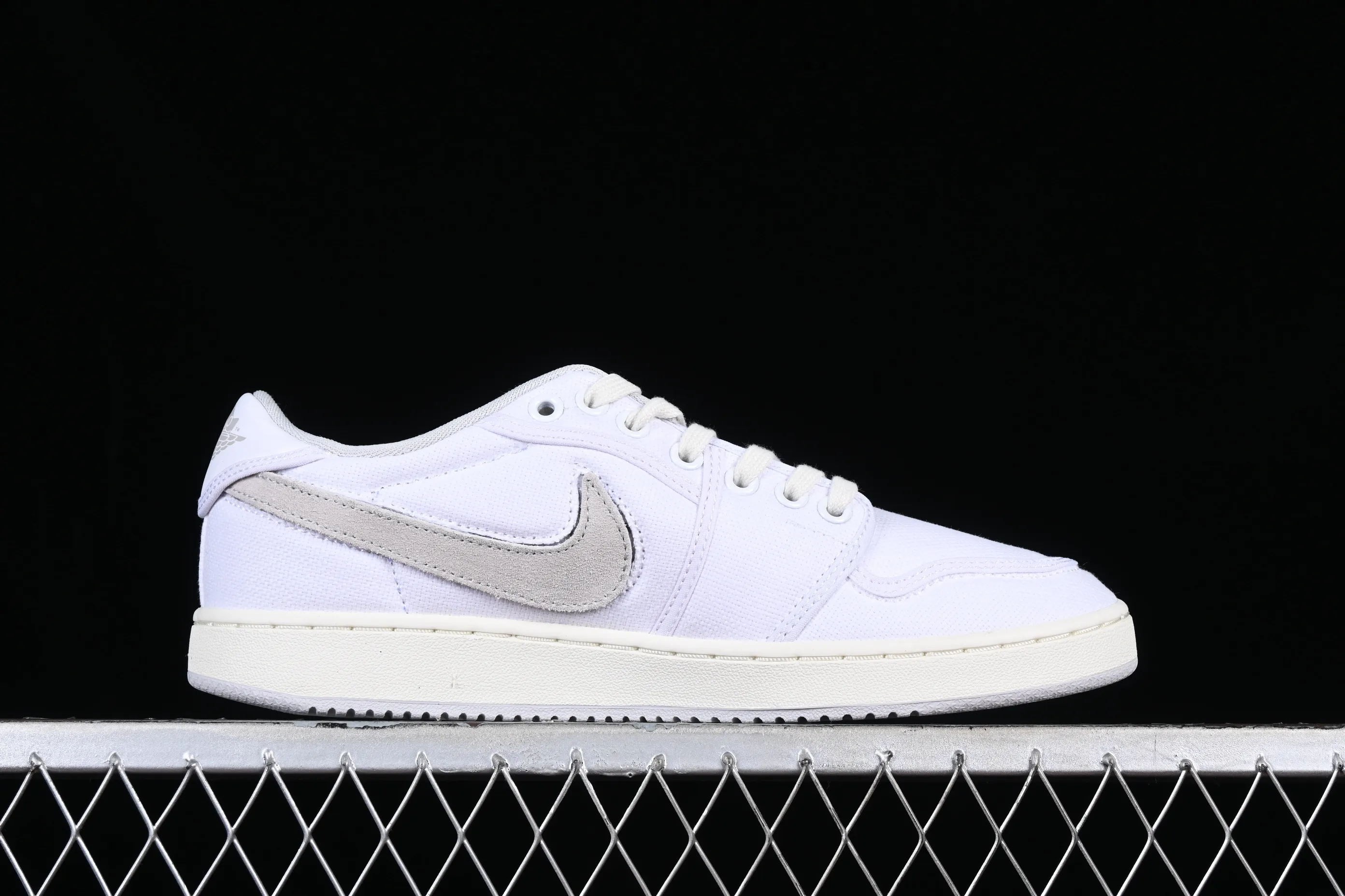 All categories Air Jordan Jordan series basketball shoes Air Jordan 1 Low Y version Uion LA x Air Jordan AJ1 KO Low joint white and gray low-top retro basketball shoes DO8912-101